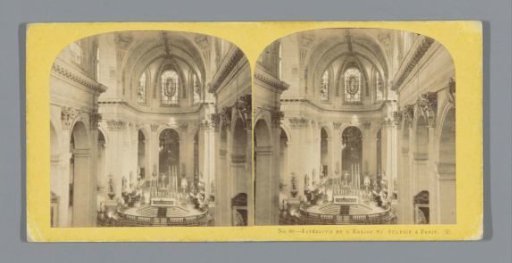 Interior of the Église Saint-Sulpice at Paris