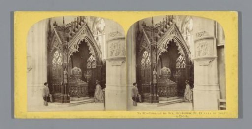 Tomb of Saint Genevieve of Paris in the Église Saint-Étienne-du-Mont in Paris