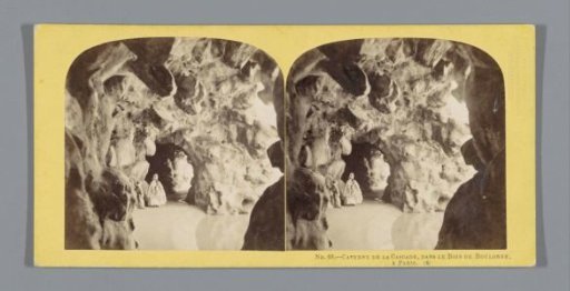 Grottoes in the Bois de Boulogne in Paris