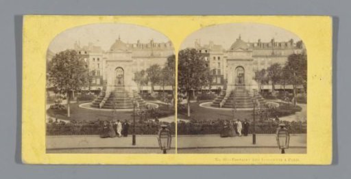 View of the Fontaine des Innocents in Paris