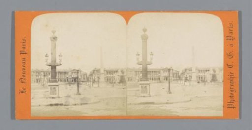 View of the Place de la Concorde in Paris