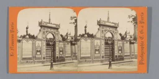 Entrance gate of the Bal Bullier in Paris