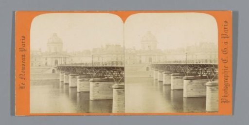 View of the Pont des Arts in Paris