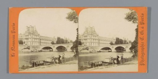 View of a bridge over the Seine in Paris