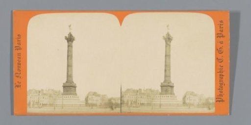 View of the Colonne de Juillet in Paris
