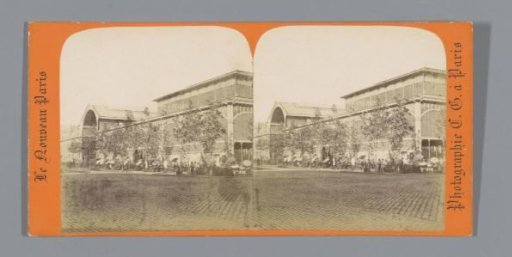 View of Les Halles in Paris