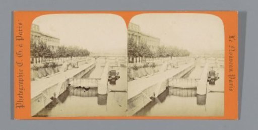 View of the Locks of the Pont Neuf in Paris