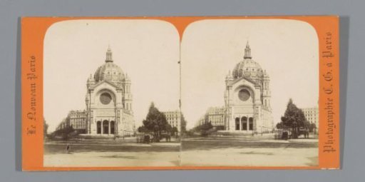 View of the Church of Saint-Augustin in Paris