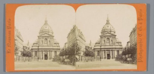 View of the Sorbonne in Paris