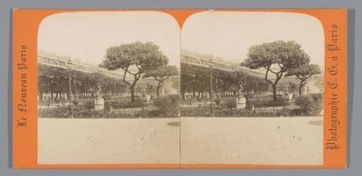 Garden of the Palais-Royal in Paris