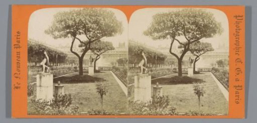 Garden of the Palais-Royal in Paris