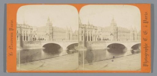 View of the Palace of Justice in Paris