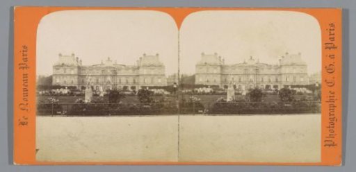 View of the Palais du Luxembourg in Paris