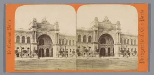 Entrance Portal of the Palais de l'Industrie in Paris