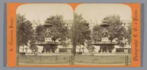 Louvois Fountain in Paris