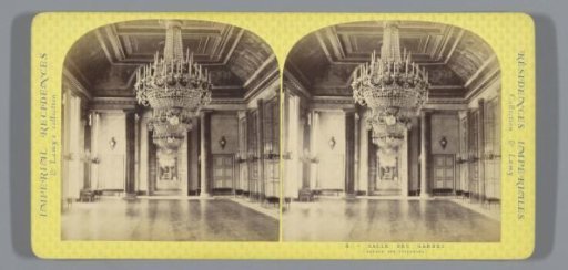Hall of Bays in the Palais des Tuileries in Paris