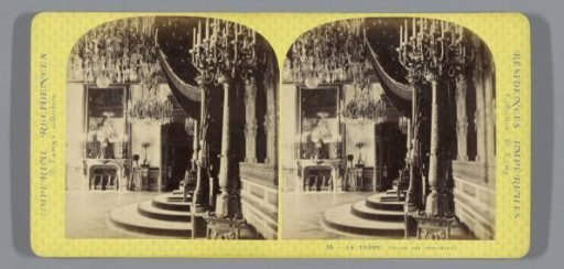 Throne Room in the Palais des Tuileries in Paris