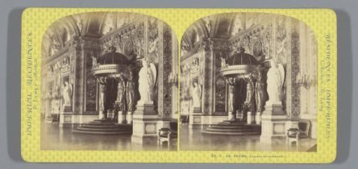 Throne in the Palais du Luxembourg in Paris