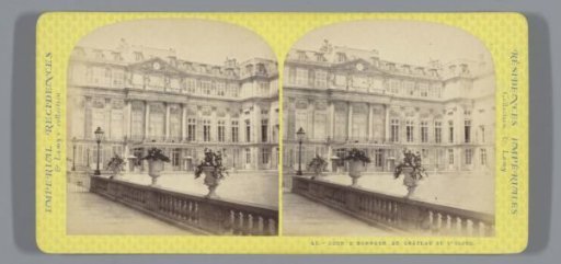 Courtyard of the Château de Saint-Cloud