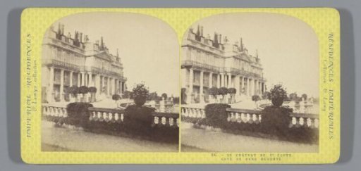 Façade of the Château de Saint-Cloud