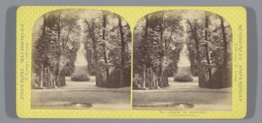 View of the Avenue du Centaure in the Park of Saint-Cloud