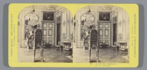 Interior of a salon in the Palace of Versailles