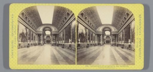 Interior of the Gallery of Battles in the Palace of Versailles