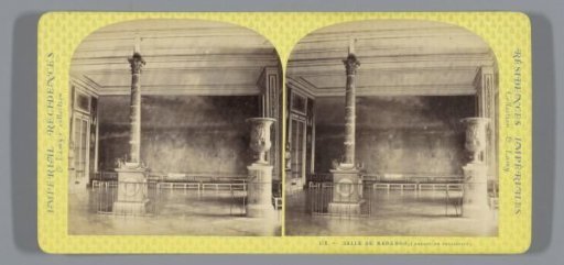 Interior of a waiting room in the Palace of Versailles