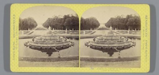 Basin of Latona in the garden of Versailles