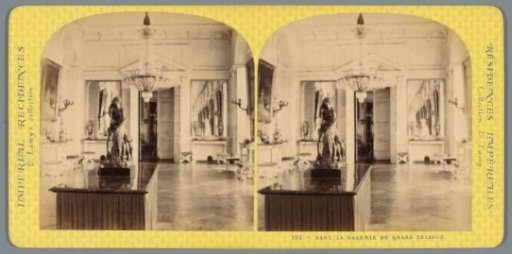 Sculpture in the Galerie des Cotelle in the Grand Trianon