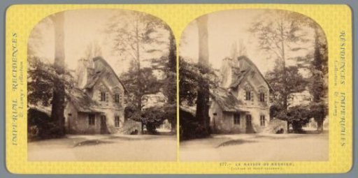 House by the watermill in Le Hameau de la Reine near the Petit Trianon