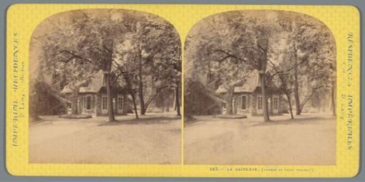 View of a dairy in Le Hameau de la Reine near the Petit Trianon