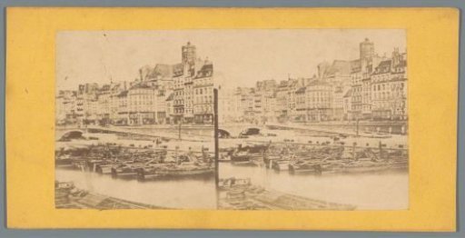 View of a quay in Paris