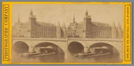 View of La Conciergerie and the Pont au Change in Paris