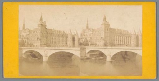 View of La Conciergerie and the Pont au Change in Paris