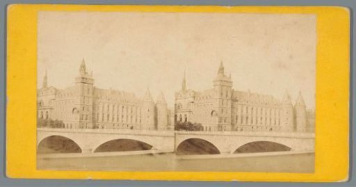 View of La Conciergerie and the Pont au Change in Paris