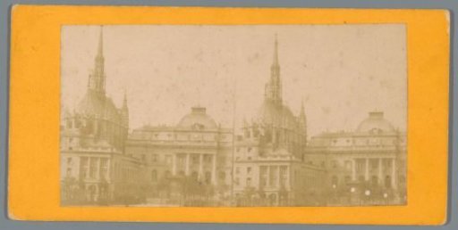 View of the Palais de Justice and the Sainte-Chapelle in Paris