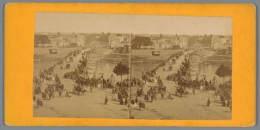 View of the Pont de Saint-Cloud in Paris