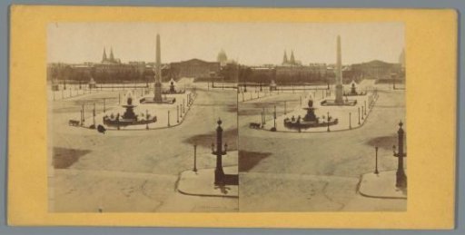 View of the Place de la Concorde in Paris