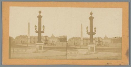 View of the Place de la Concorde in Paris