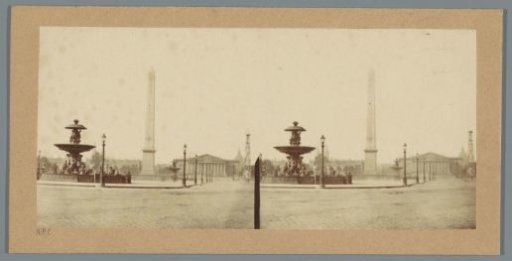 View of the Place de la Concorde in Paris