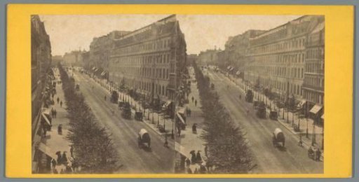 View of the Boulevard Saint-Michel in Paris