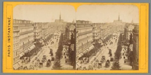 View of the Boulevard Saint-Michel and the Sainte-Chapelle in Paris