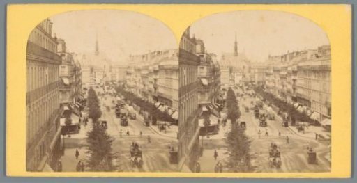 View of the Boulevard de Sébastopol in Paris
