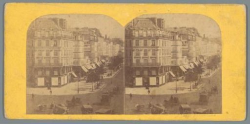 View of Boulevard de Strasbourg in Paris