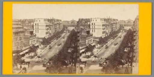 View of Boulevard de Strasbourg in Paris