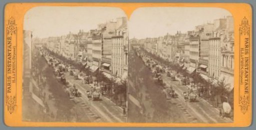 View of Boulevard de Strasbourg in Paris