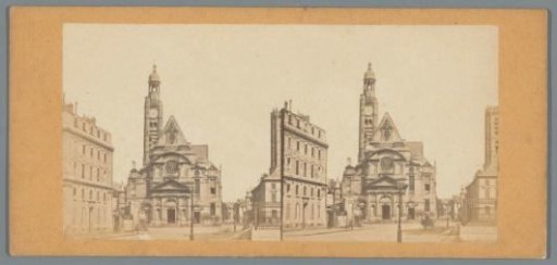 View of the Église Saint-Étienne-du-Mont in Paris
