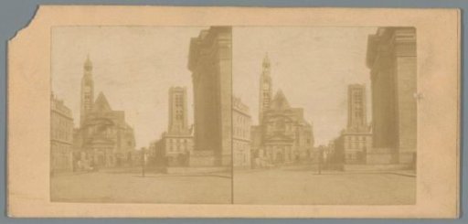 View of the Église Saint-Étienne-du-Mont in Paris