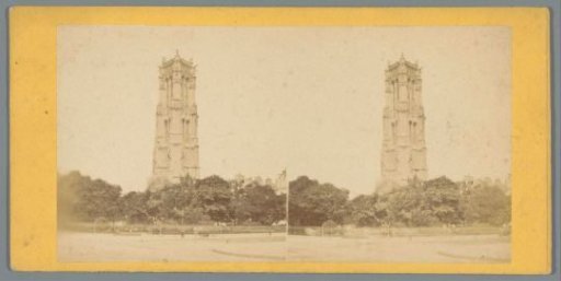 View of the Tour Saint-Jacques in Paris
